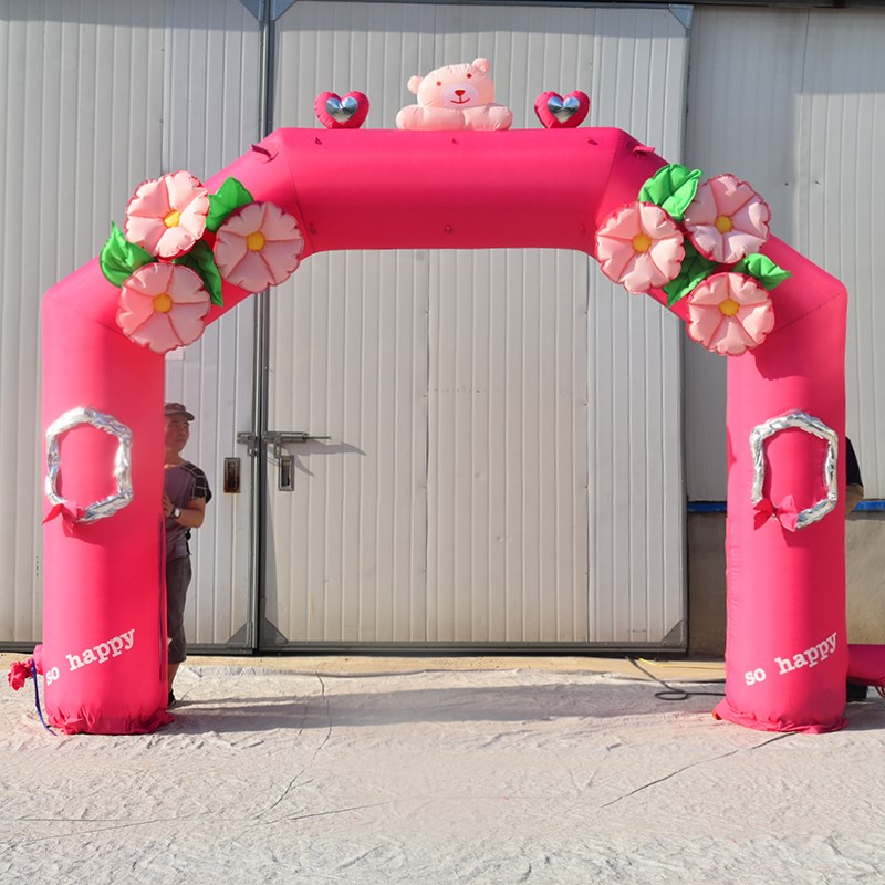 盘县粉色婚礼拱门